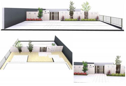 外構プラン図 140万円台