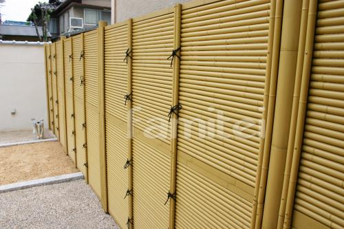 目隠しフェンス・・・エコ竹みす垣(タカショー) 目隠しフェンス・・・エコ竹みす垣(タカショー)