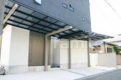 カーポート　新日軽エッジ縦2