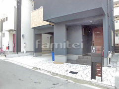 新築シンプル オープン外構