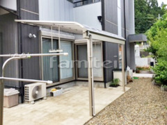 雨除け屋根 YKKヴェクター1階 ガーデンルーム YKKサンフィール