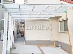 カーポート 三協アルミ セルフィ 1台用(単棟) F型フラット屋根