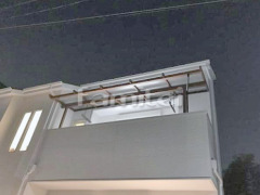 フル木製調ベランダ屋根(パーゴラ風) 三協ナチュレ2階