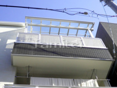 ベランダ屋根 YKKヴェクターテラス3階 積雪50cm対応