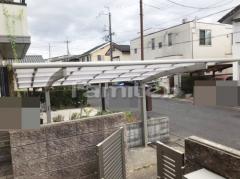 カーポート１台 （単棟） YKKAP アリュース アール屋根