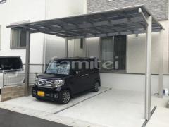カーポート YKKエフルージュ横2台