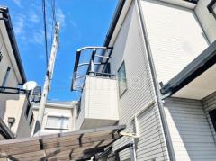 ２階ベランダ屋根  YKKAP ソラリアR アール屋根 スタンダード 壁付