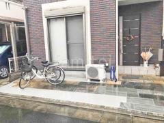 既存門柱撤去補修