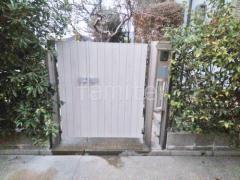 波板テラス屋根囲い 玄関門扉