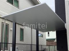 本体色 ブラ駐車場ガレージ床 土間コンクリート 車止め 施主支給ック 屋根色 ナチュラルシルバーF
