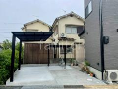 カーポート1台 (単棟) LIXIL ネスカF フラット屋根 サイクルポート 自転車バイク屋根 LIXIL ネスカF ミニ フラット屋根