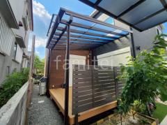 YKKAP 1階テラス屋根 2階ベランダ屋根 ソラリアF
