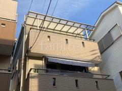 3階テラス屋根 LIXIL テラスVS F 積雪30cm対応